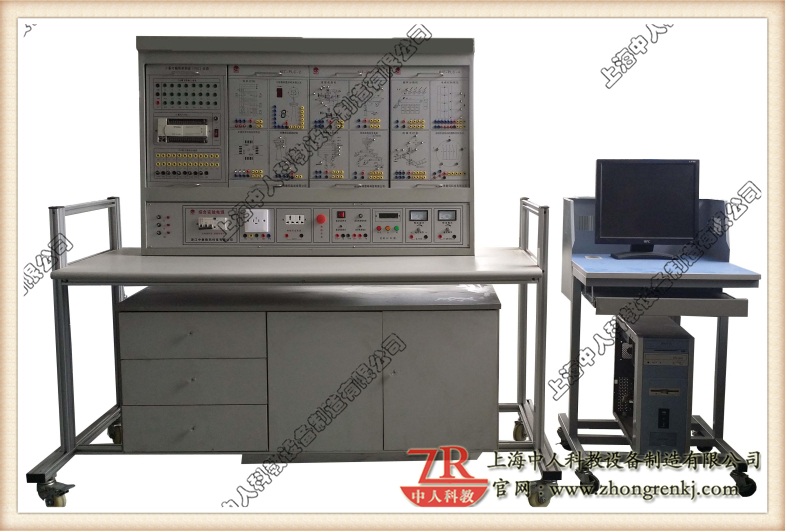 可編程控制器、觸摸屏、變頻器、綜合實訓裝置