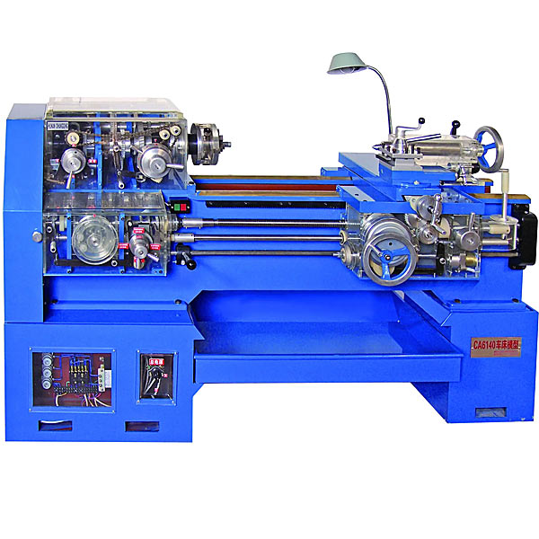 透明仿真車床示教實(shí)驗(yàn)臺(tái)(圖1) 透明擬真車床示教實(shí)驗(yàn)臺(tái),電氣控制綜合實(shí)驗(yàn)裝置