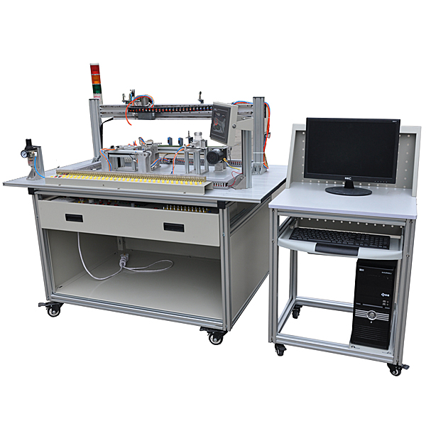 模擬生產(chǎn)線演示實(shí)驗(yàn)裝置(圖1) 模仿生產(chǎn)線演示實(shí)驗(yàn)裝置,汽車防盜系統(tǒng)實(shí)驗(yàn)裝置