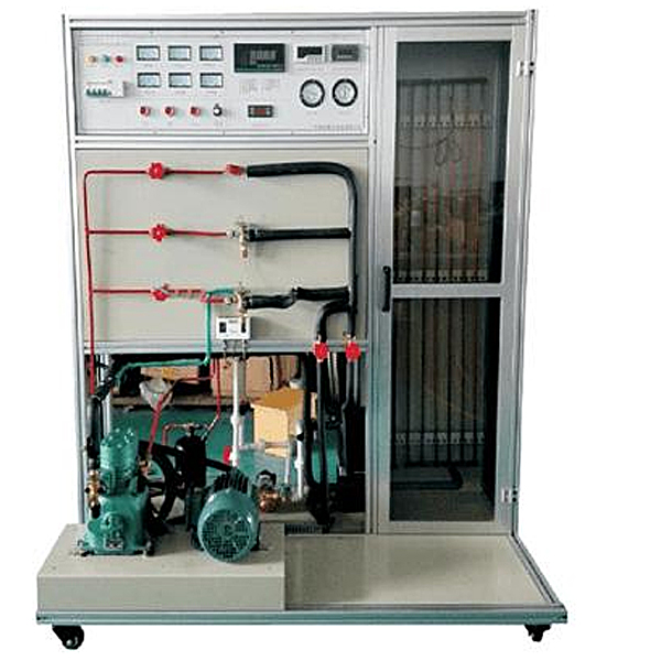 制冷性能測試實訓裝置(圖1) 制冷功能測量試驗實驗裝置,多釜串聯(lián)返混功能測量實驗裝置