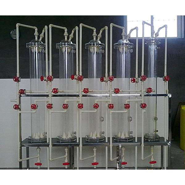 除鐵、除錳處理實(shí)驗(yàn)裝置(圖1) 除鐵、除錳處置整理實(shí)驗(yàn)裝置,牛頭刨床擬真實(shí)驗(yàn)裝置