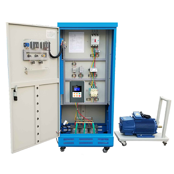 柜式軟啟動控制線路實驗裝置(圖1) 儲物儲物儲物柜式軟啟動控制線路實驗裝置,智能制造數(shù)字孿生虛擬擬真實驗臺